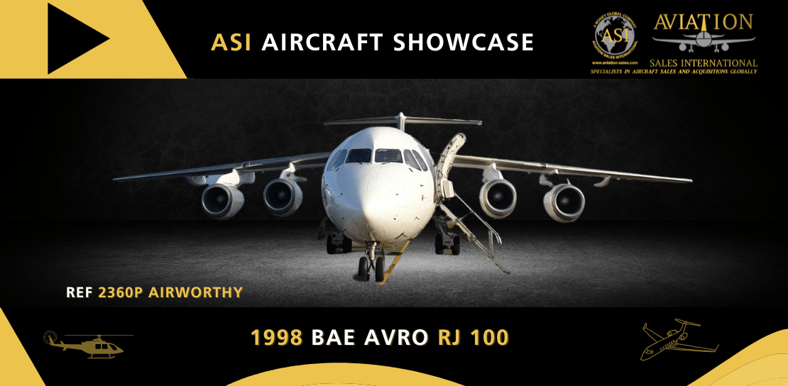 1998 BAE AVRO RJ 100 ref 2360 P AIRWORTHY min